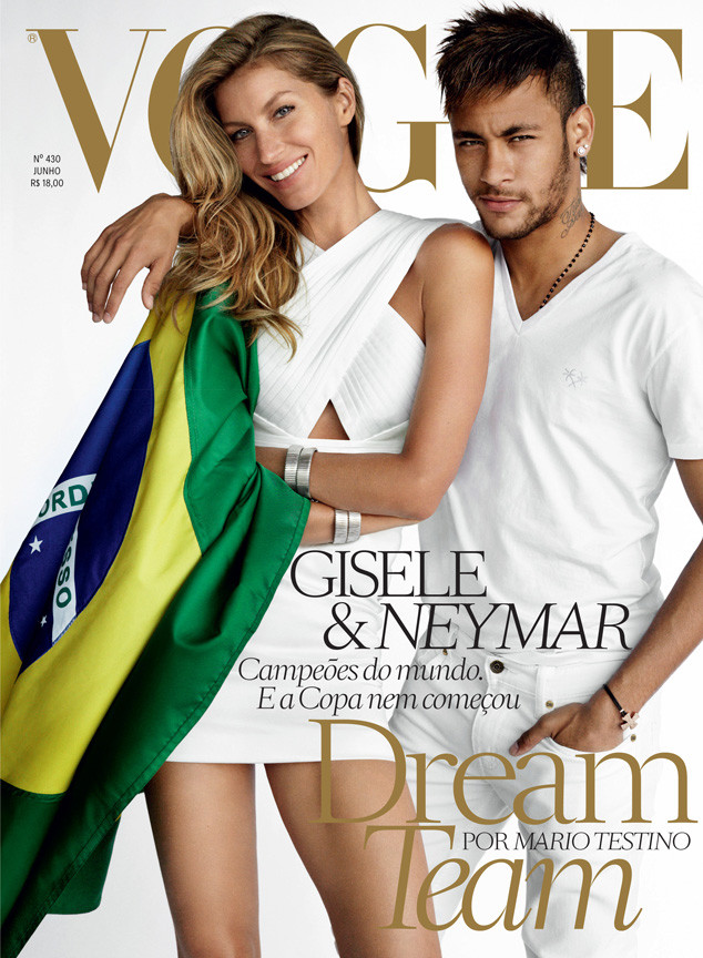 Gisele Bundchen, Neymar, Vogue Brazil Gisele Bundchen, Neymar, Vogue Brazil